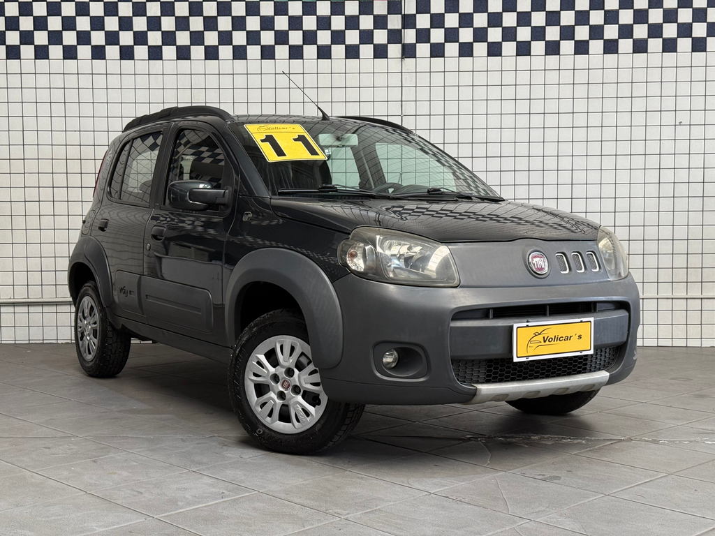 Fiat Uno Cinza