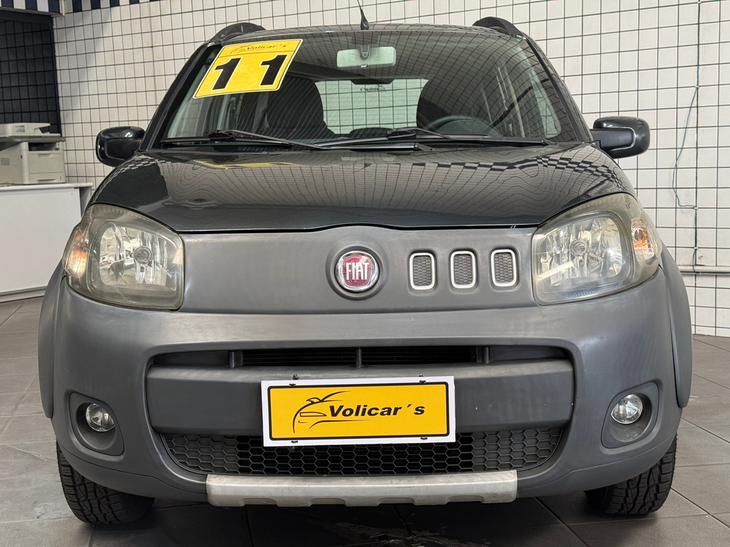 Fiat Uno Cinza