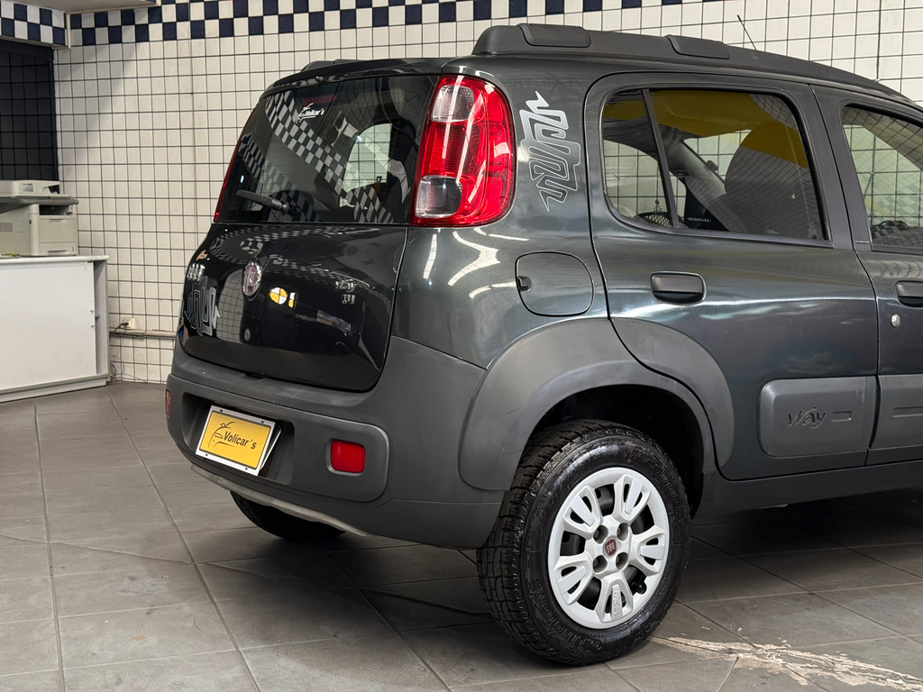 Fiat Uno Cinza