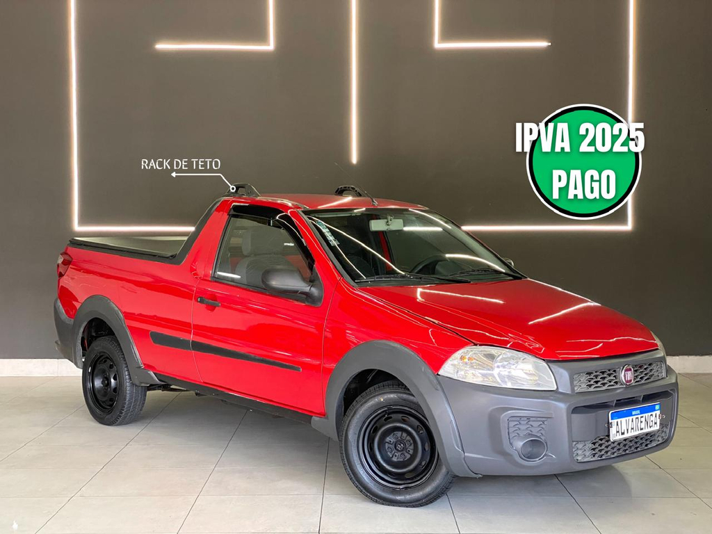 Fiat Strada Vermelho