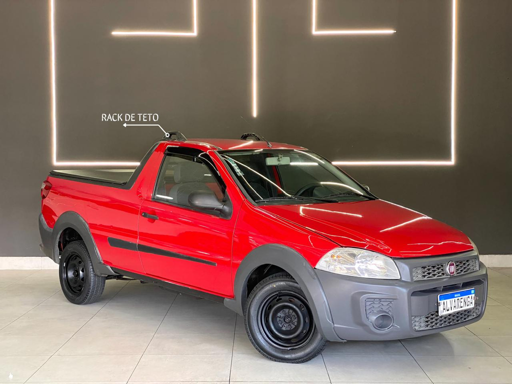 Fiat Strada Vermelho