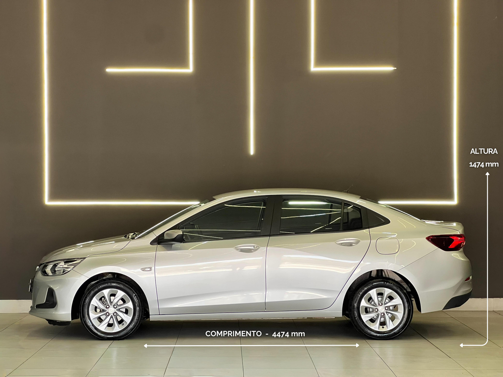 Chevrolet Onix Sedan Prata