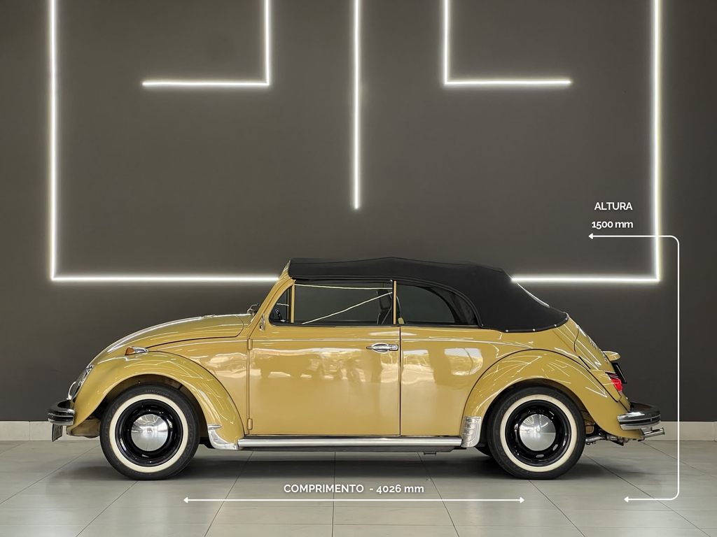 Volkswagen Fusca Amarelo