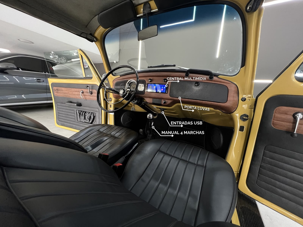 Volkswagen Fusca Amarelo