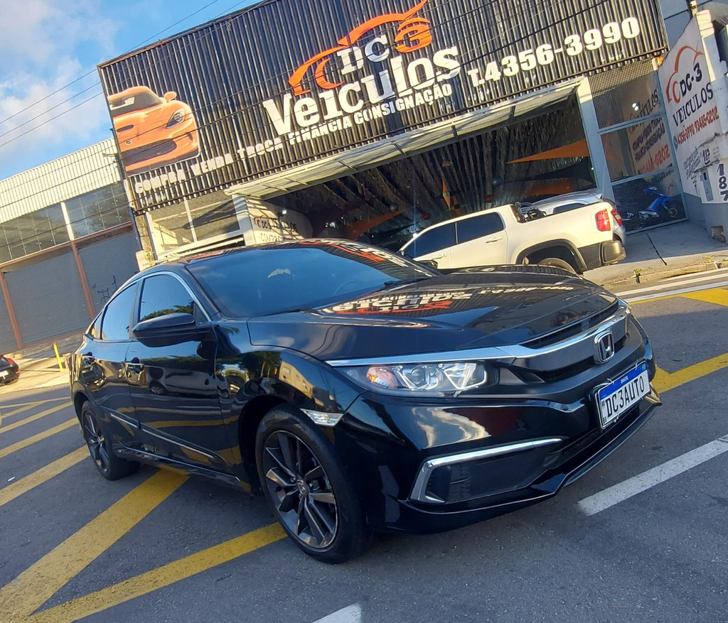 Honda Civic Sedan Preto