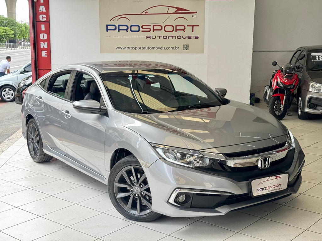 Honda Civic Sedan Prata