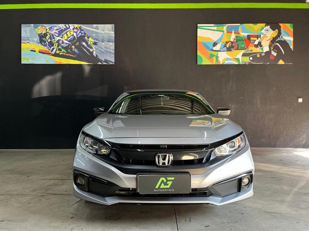 Honda Civic Sedan Prata