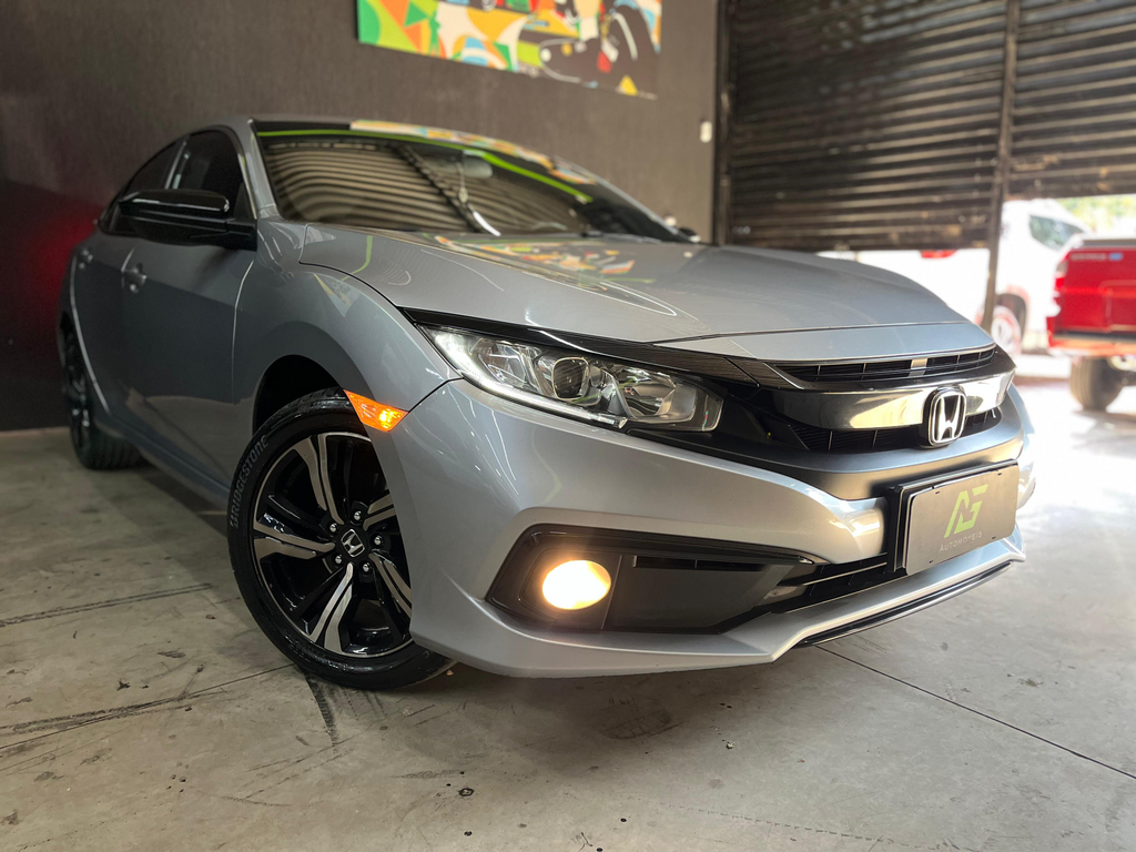 Honda Civic Sedan Prata
