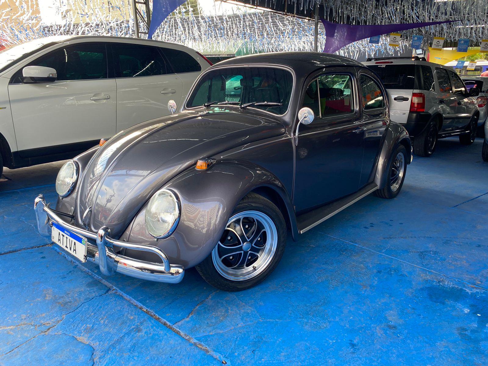 Volkswagen Fusca Cinza