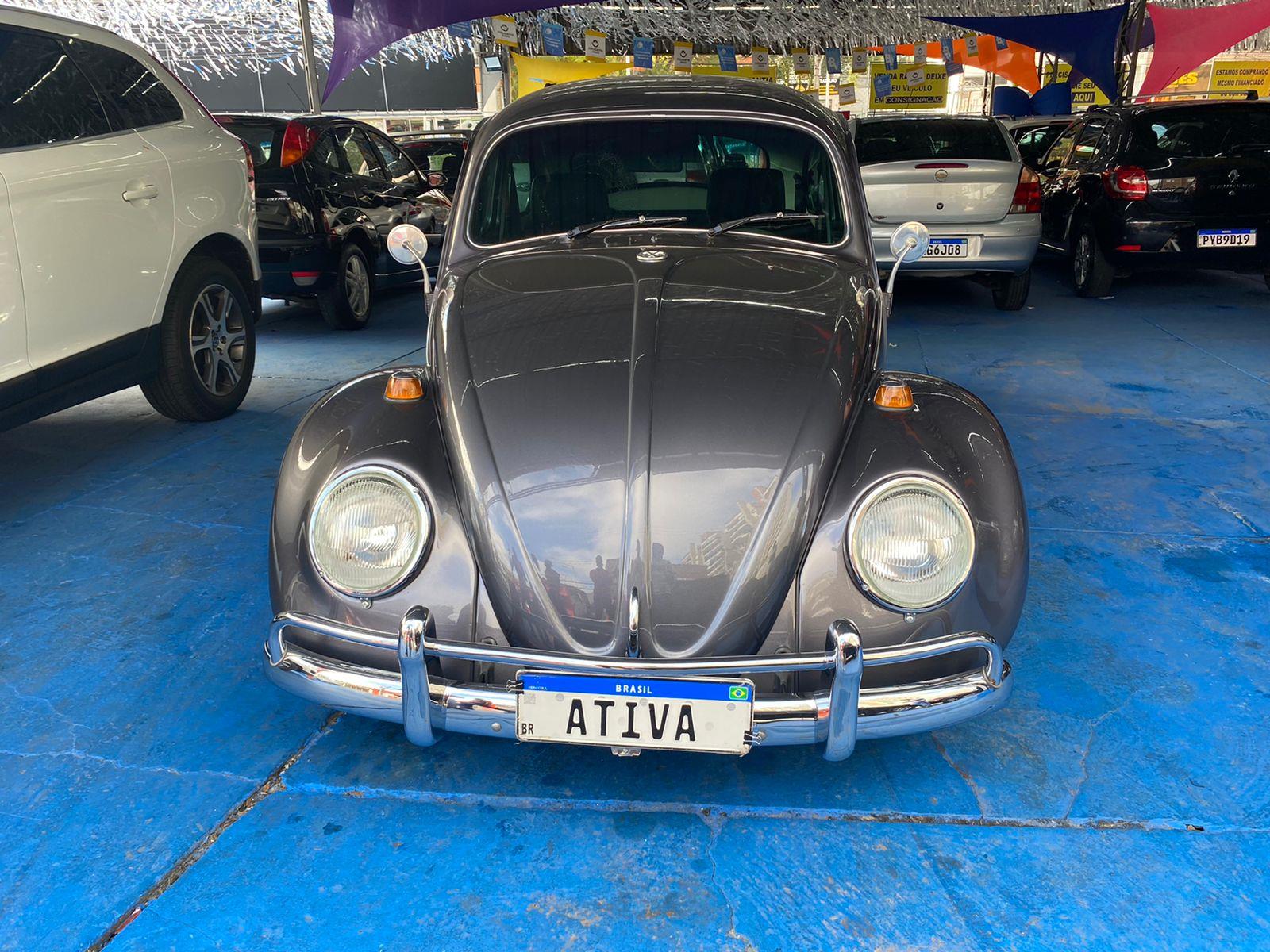 Volkswagen Fusca Cinza