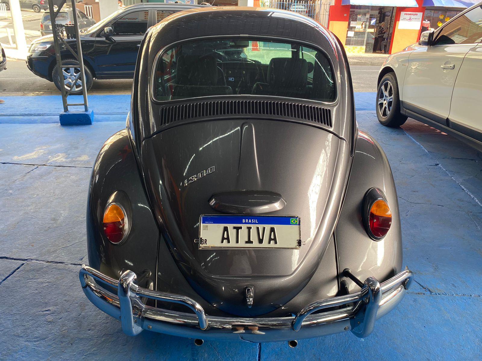 Volkswagen Fusca Cinza