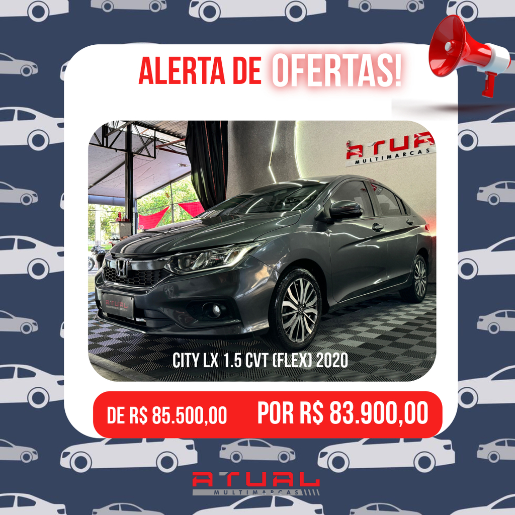 Honda City Cinza
