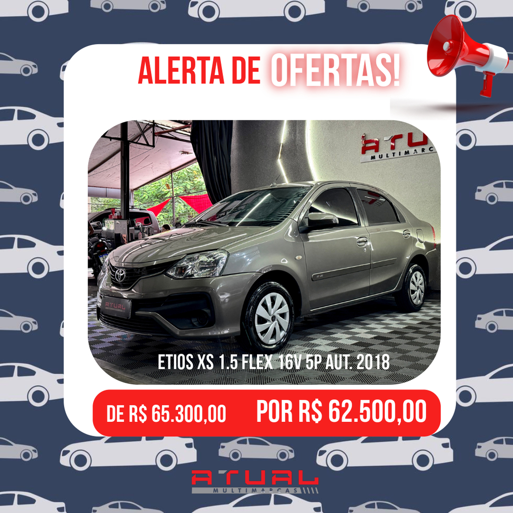 Toyota Etios Xs 1.5 Flex 16v 5p Aut.