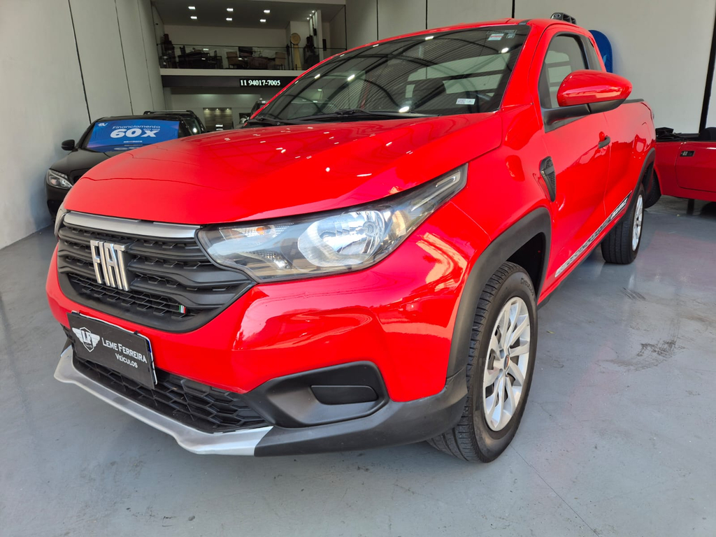 Fiat Strada Vermelho